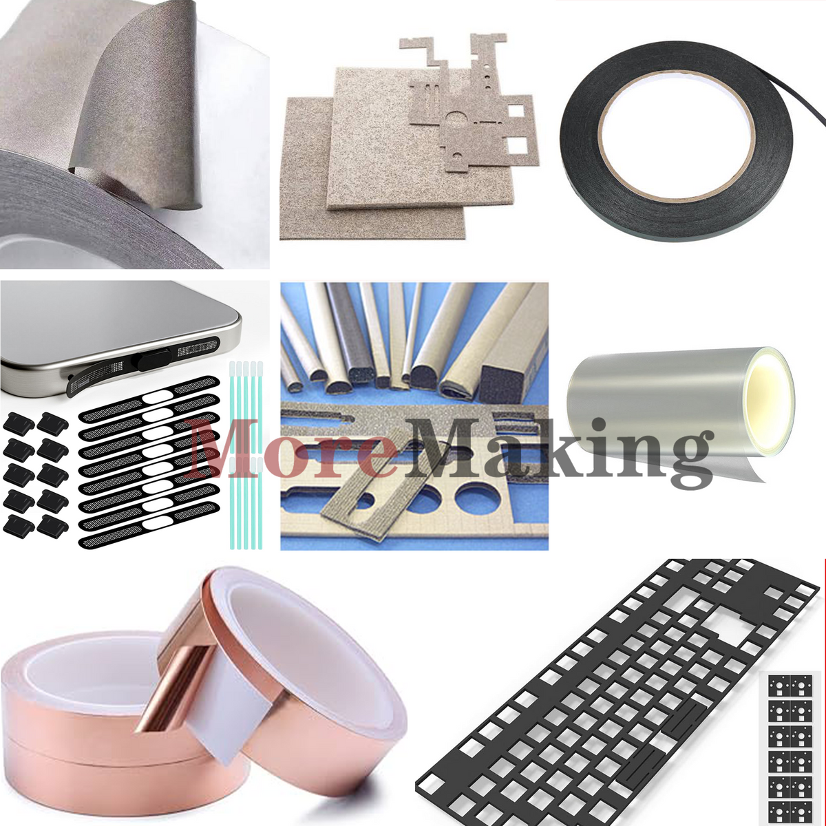 REPLACEMENT Thermal conductive silicone foam - located in the gaps between Intel Core 2 Duo, AMD Radeon graphics, power IC, and MOS tubes